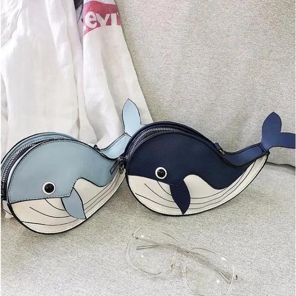 Shark & Whale Damen-Umhängetasche