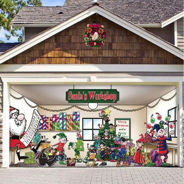 Christmas Garage Door Decoration