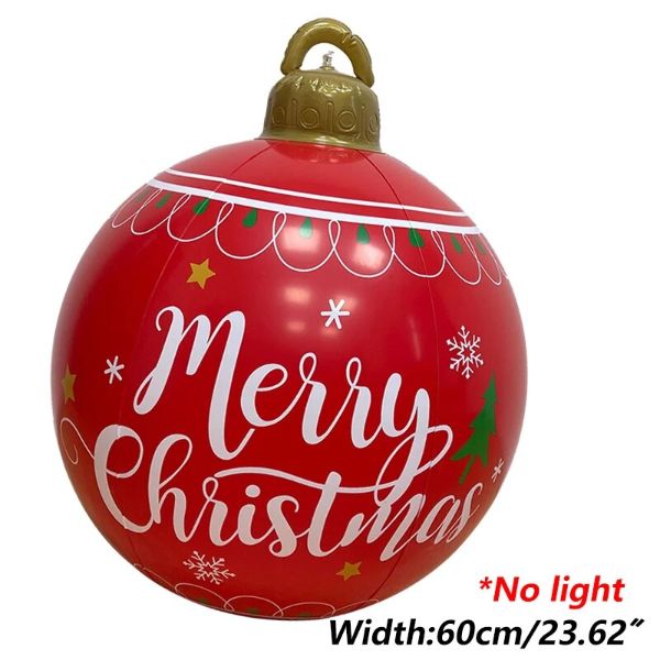 Christmas Giant Inflatable Ball Decoration (24 Inch)