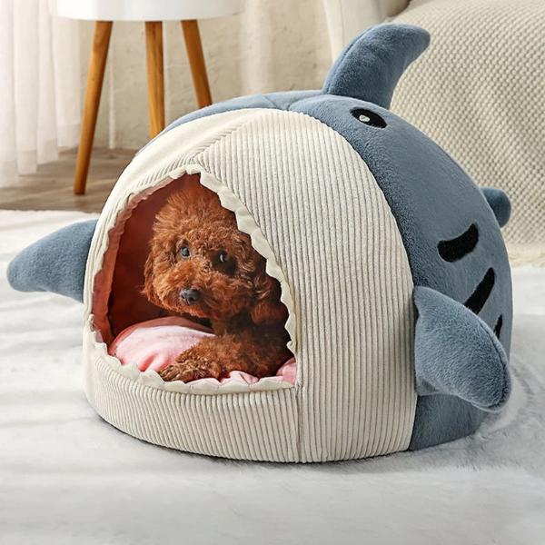 Shark, Angler & Puffer Fish Cat Bed