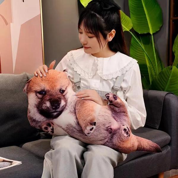 3D犬ぬいぐるみ枕