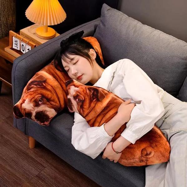 3D犬ぬいぐるみ枕