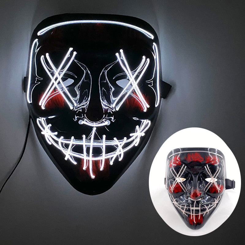 2023 Halloween LED Purge Maske