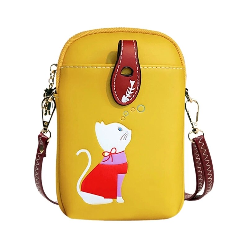 Kawaii Japanese Cat Crossbody Bag