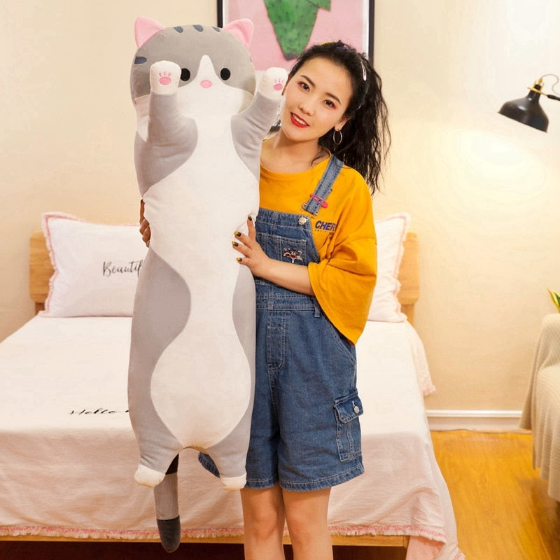 Long Cat Squishmallow Pillow