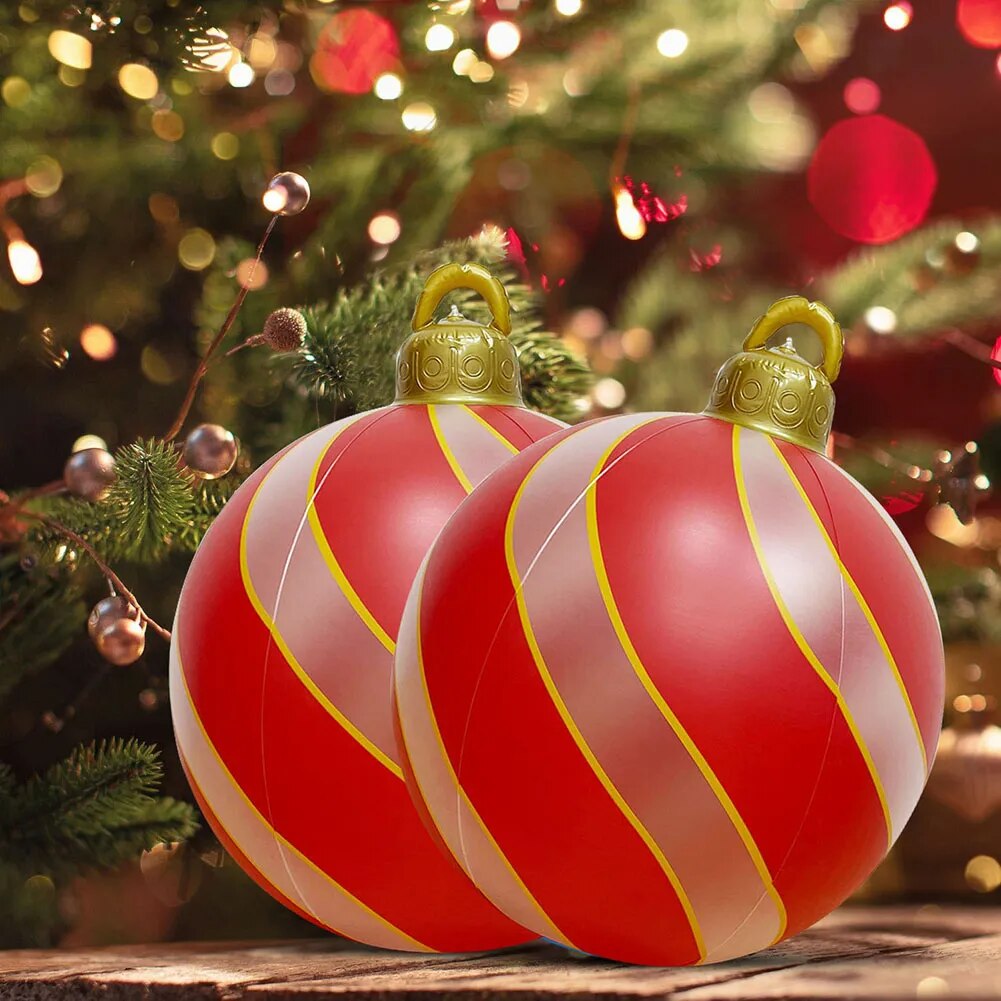 Christmas Giant Inflatable Ball Decoration (24 Inch)