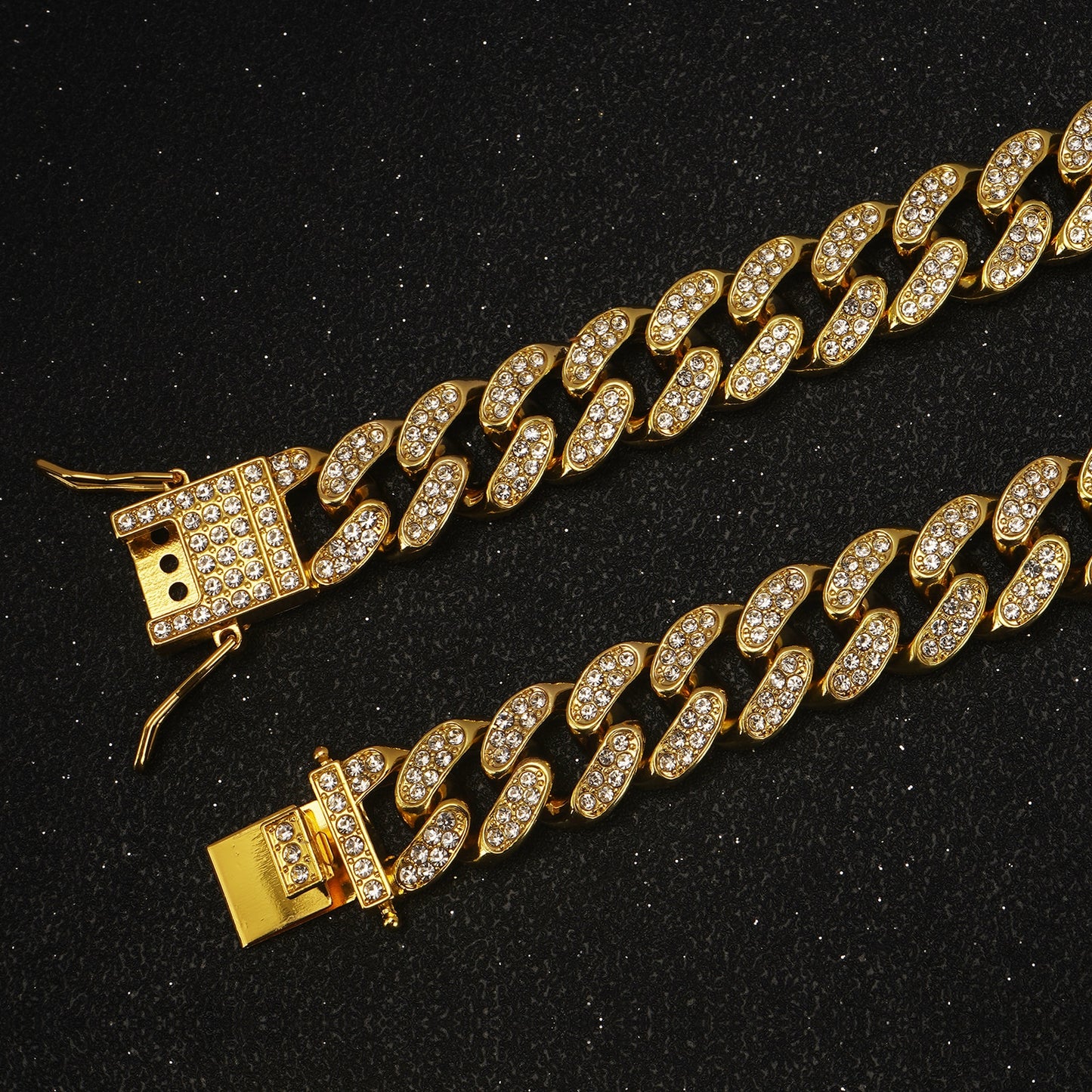 Kubanische Gliederkette aus Gold für Hunde