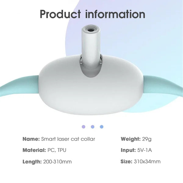 Electric Smart Amusing LED Collar Interactive Cat Toys