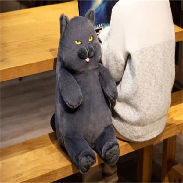 Fuming Furball Schwarze Katze Squish Plüschtier