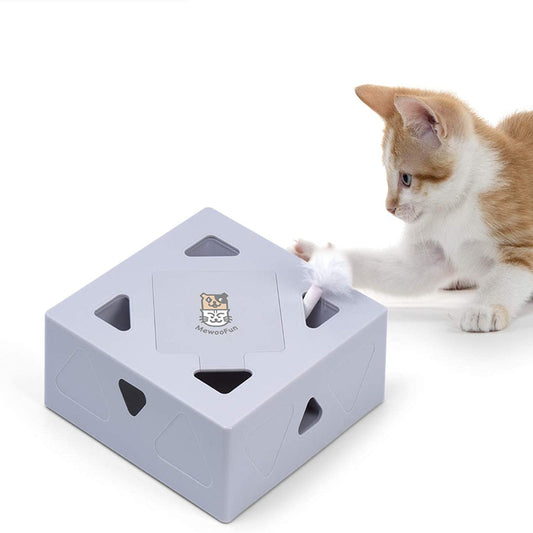 Catbox インタラクティブ ピーカブー 猫用おもちゃ