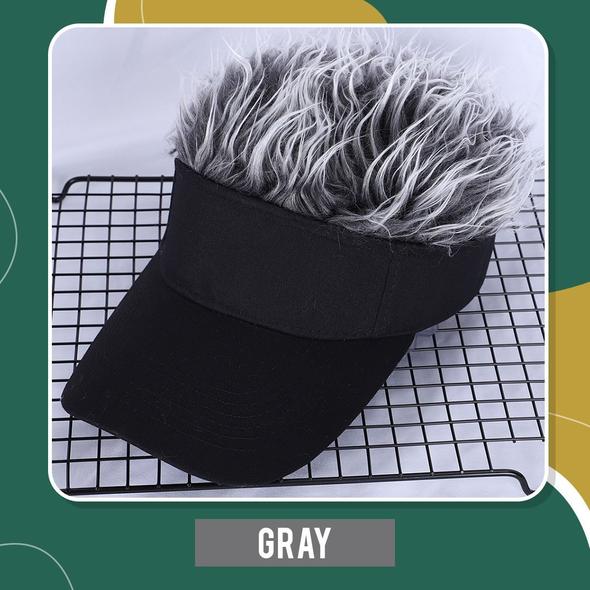 Amazing Flair Hair Visor Cap - DealbagcoGray