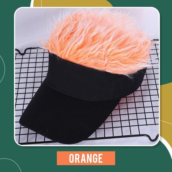 Amazing Flair Hair Visor Cap - DealbagcoOrange