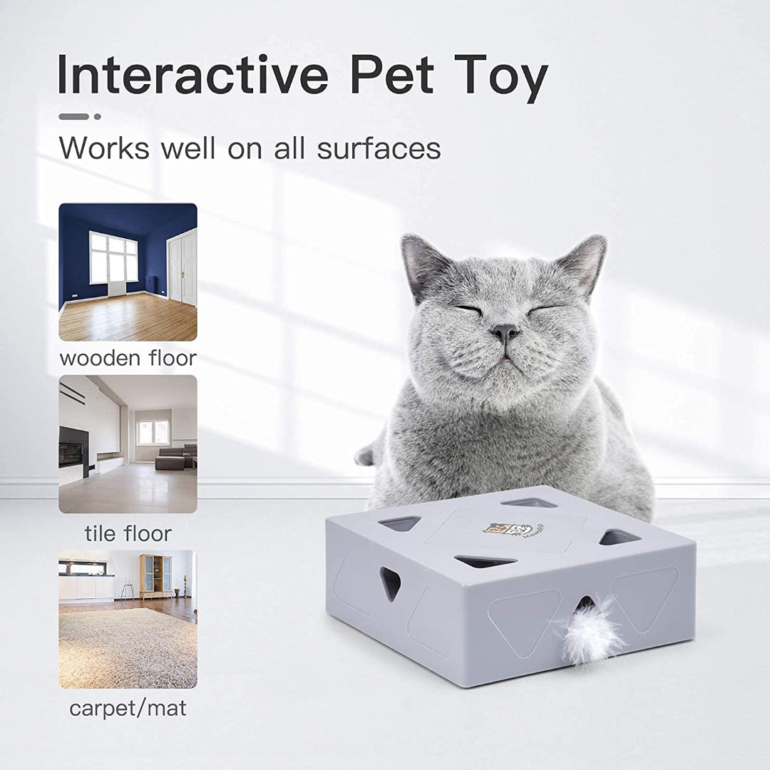 Catbox インタラクティブ ピーカブー 猫用おもちゃ