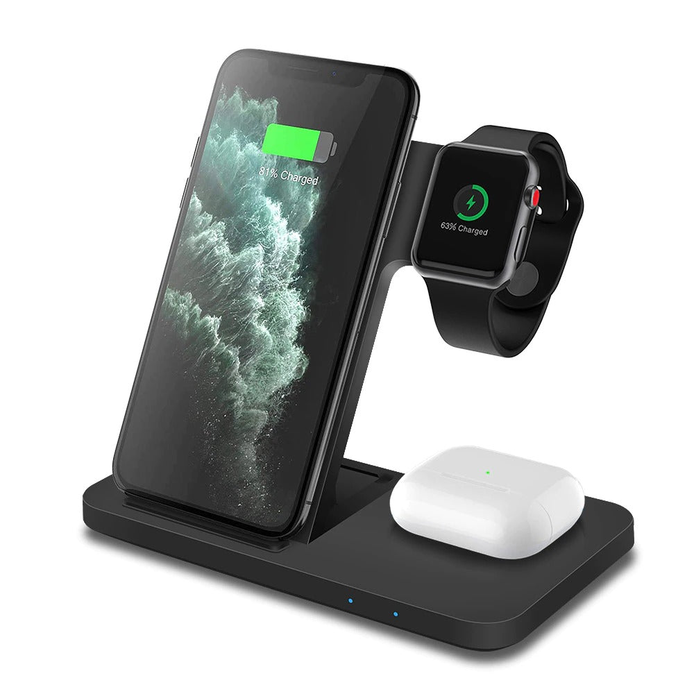 Wireless 3-in-1 Fast Charging Station