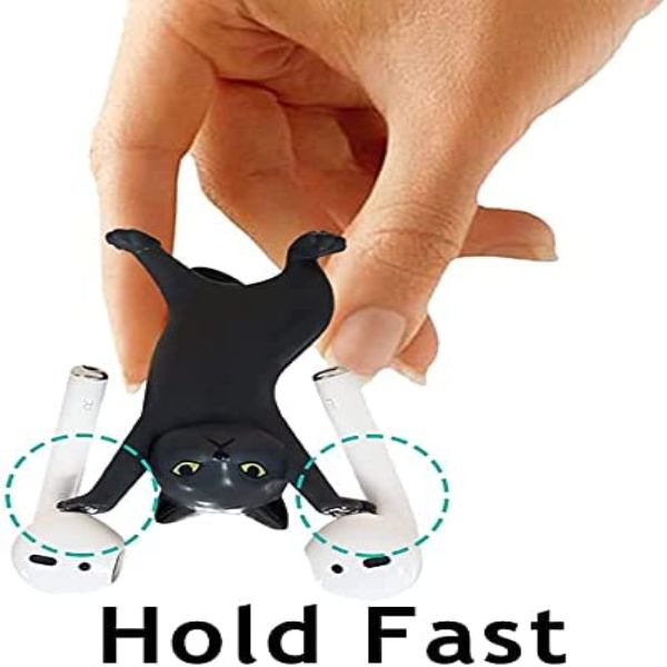 第2世代 落下防止 マグネット式 猫用 Airpod ホルダー
