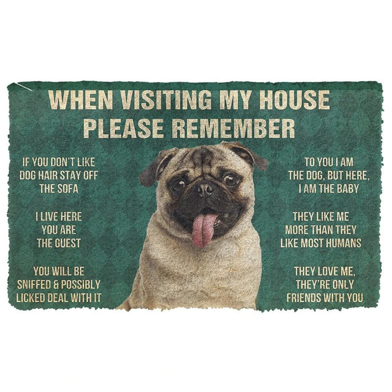 Doggo Welcome Anti-Slip Door Mat