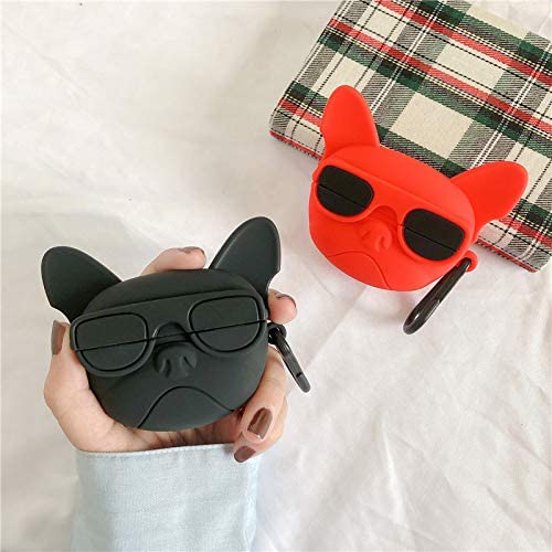 ヒップホップ 3D ブルドッグ シリコン カバー Airpod用