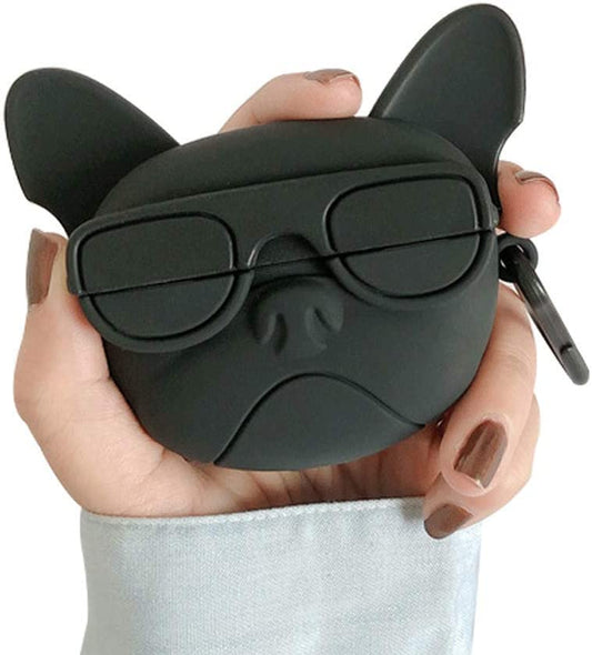 Hip Hop 3D Bulldog Silicone Cover For Airpod