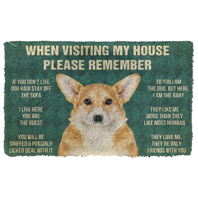 Doggo Welcome Anti-Slip Door Mat
