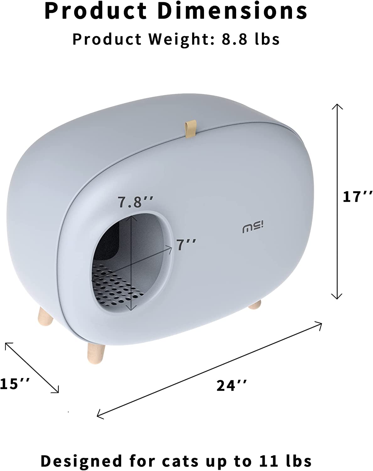 MakeSure Cat Litter Box