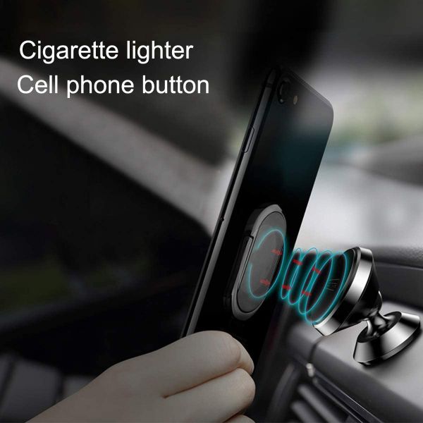Magnetischer Telefonhalter mit USB-Zigarettenanzünder