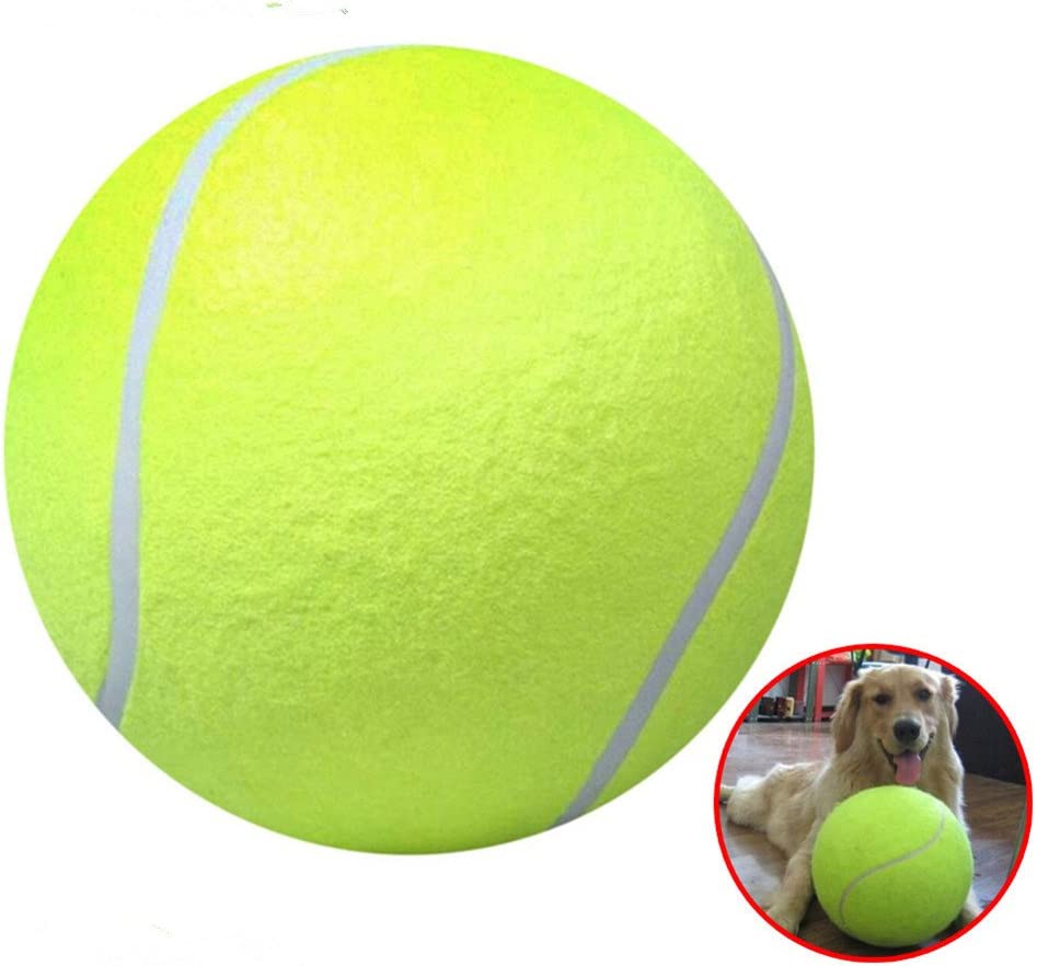 Riesiges Tennisball-Hundespielzeug (24 cm Durchmesser)