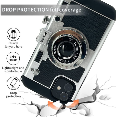Emily in Paris 3D Vintage Camera iPhone & Samsung Case