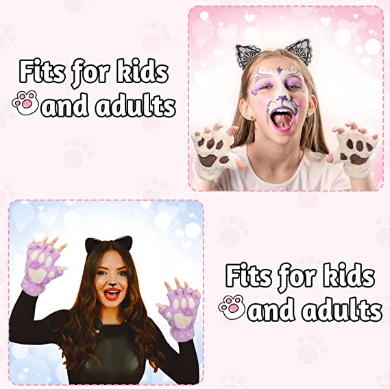 Cat Paw Winter Gloves