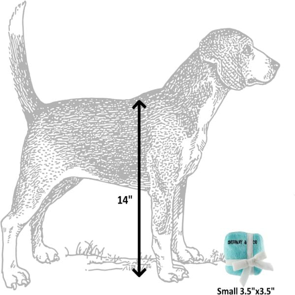 Luxuriöses Designer-Kauspielzeug für Hunde mit Quietscheffekt