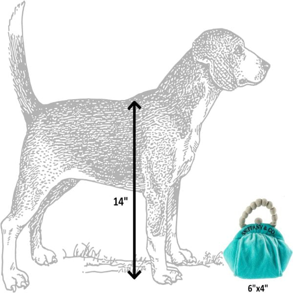 Luxuriöses Designer-Kauspielzeug für Hunde mit Quietscheffekt