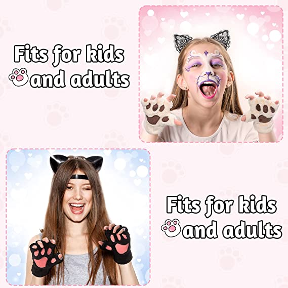Cat Paw Winter Gloves