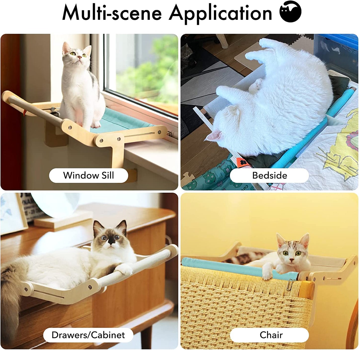 Katzen-Fenstersitz-Hängematte
