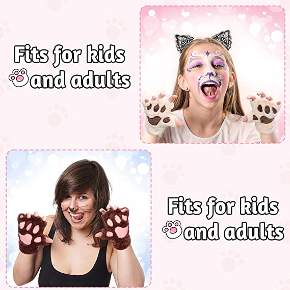 Cat Paw Winter Gloves