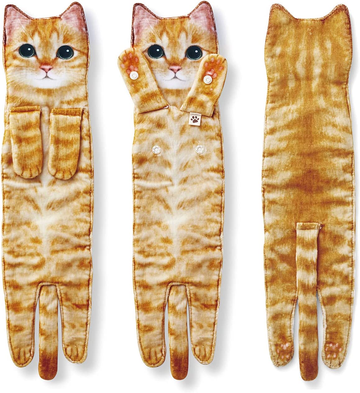 おもしろかわいい猫タオル