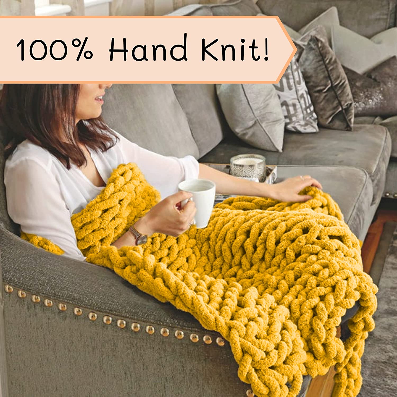 Knit Blanket Throw