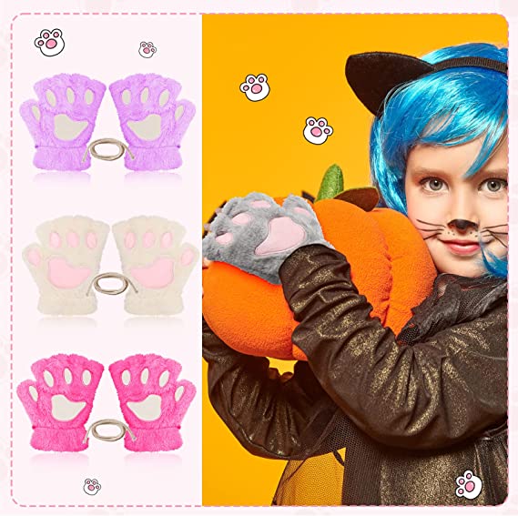 Cat Paw Winter Gloves