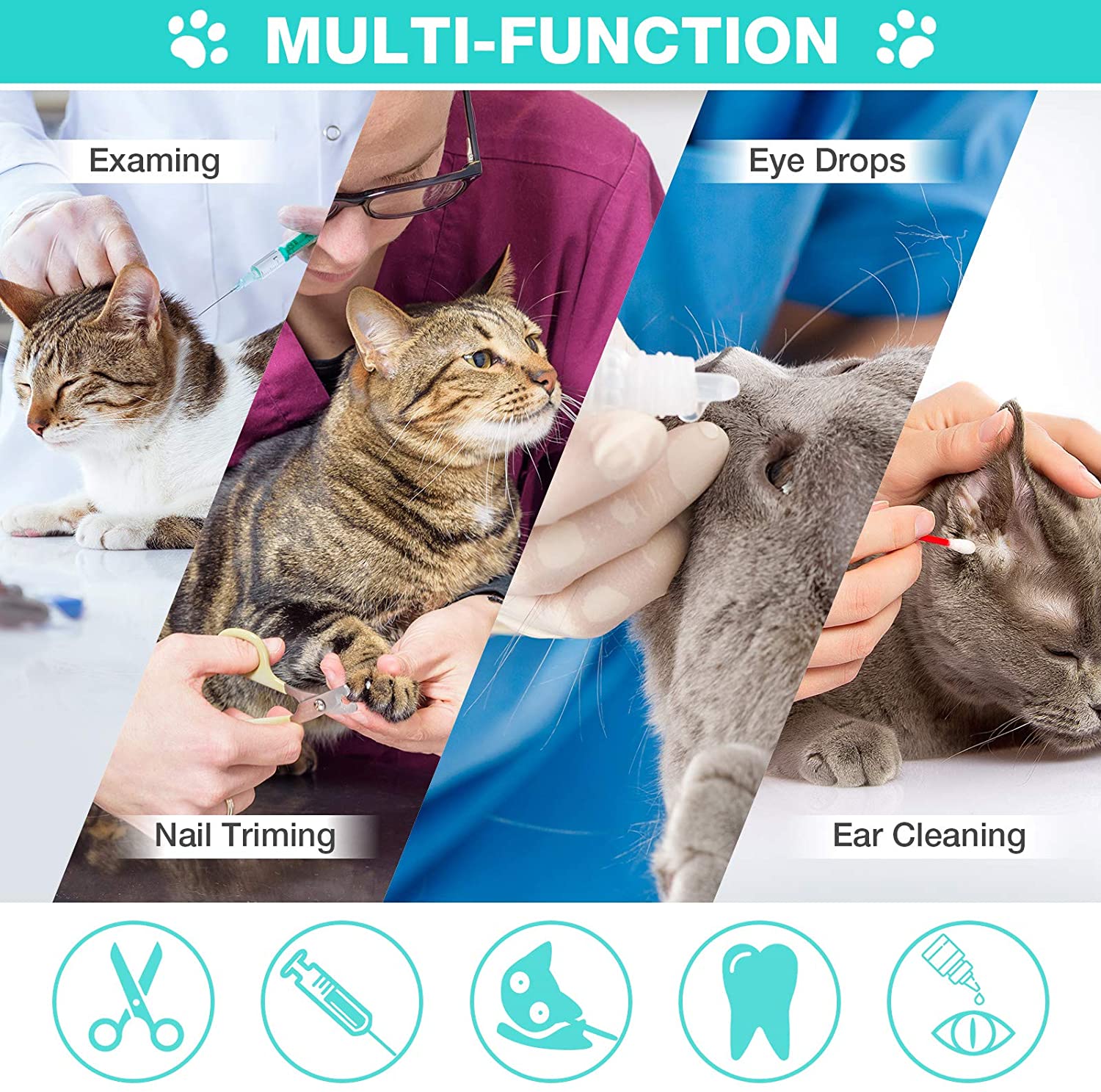 2025 New Cat Shower Grooming Bag