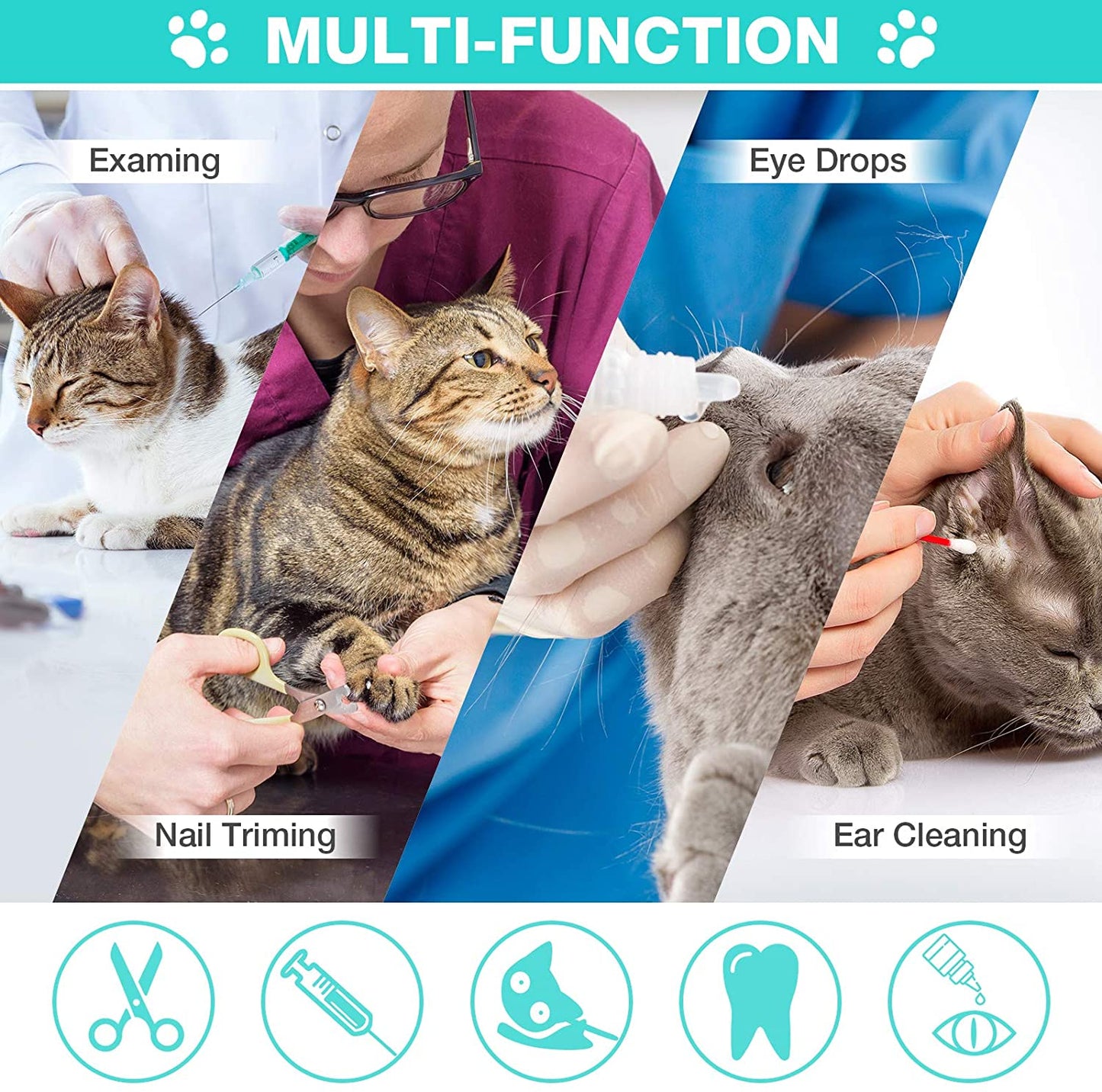 2025 New Cat Shower Grooming Bag