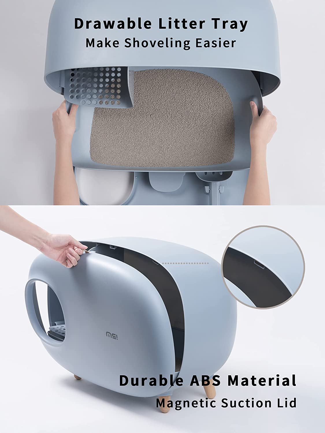 MakeSure Cat Litter Box
