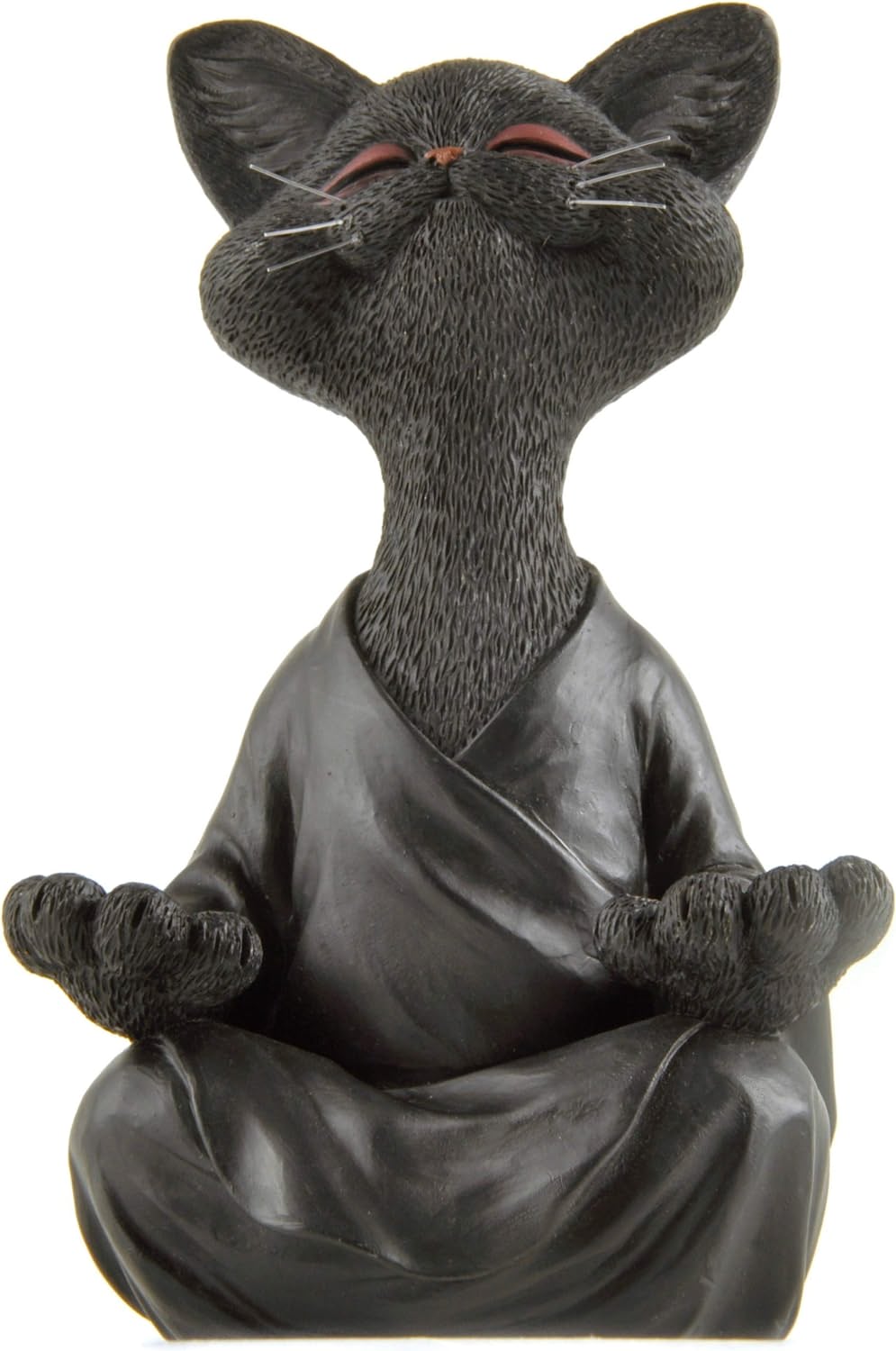 気まぐれな仏陀ヨガ猫の置物