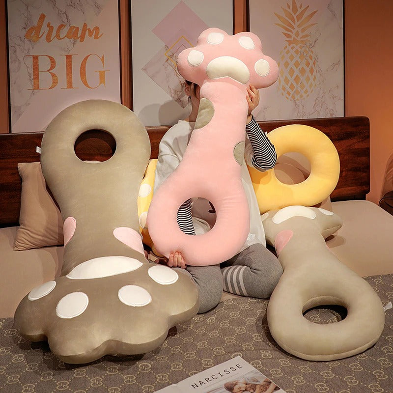 Kawaii Long Cat Paw Full Body Pillow