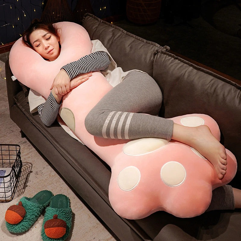 Kawaii Long Cat Paw Full Body Pillow