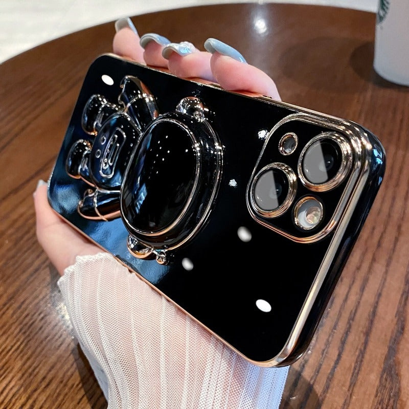 Astronauten-Handyhülle mit Ständer für iPhone