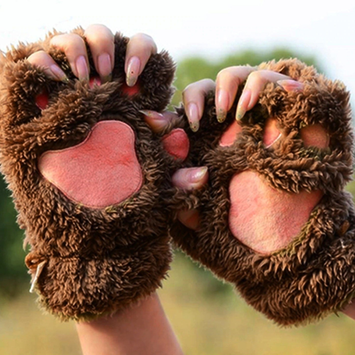 Cat Paw Winter Gloves