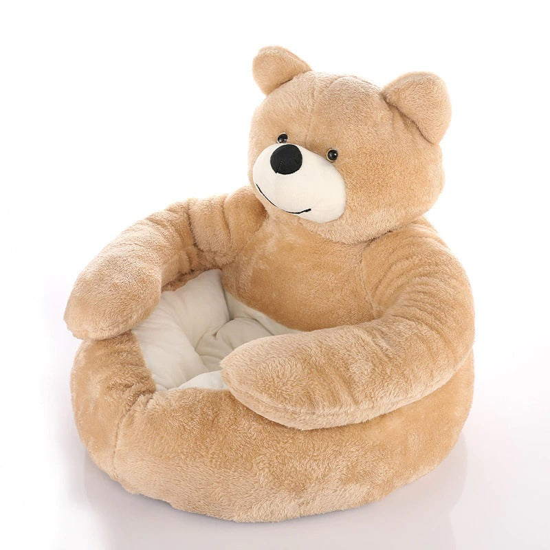 Bear Hug Plüschbett für Katzen und Hunde
