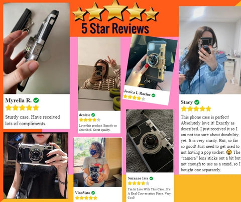 Emily in Paris 3D Vintage Camera iPhone & Samsung Case