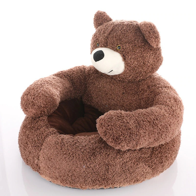 Bear Hug Plüschbett für Katzen und Hunde