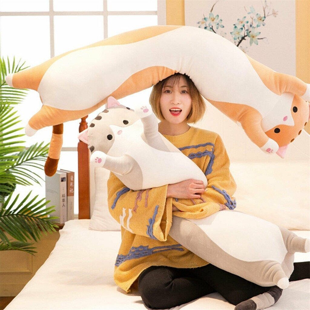 Long Cat Squishmallow Pillow