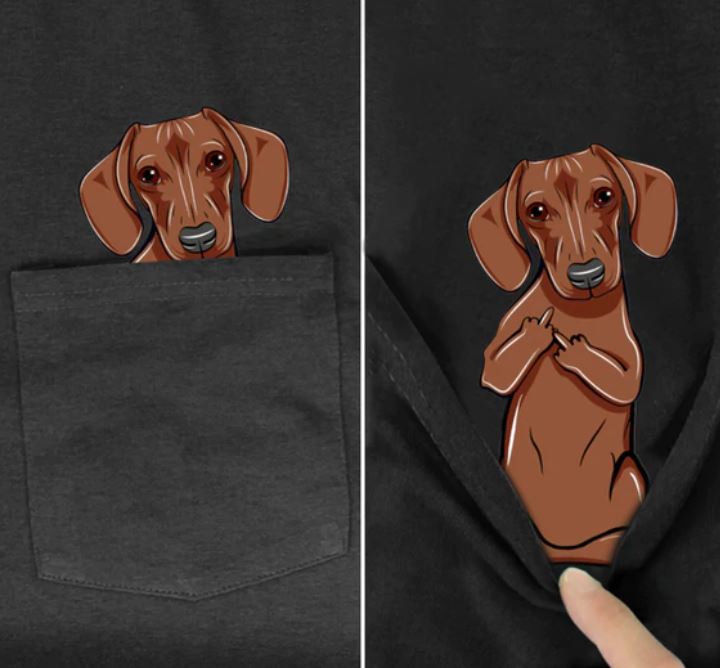 Ein FXXX Hundetaschen-T-Shirt