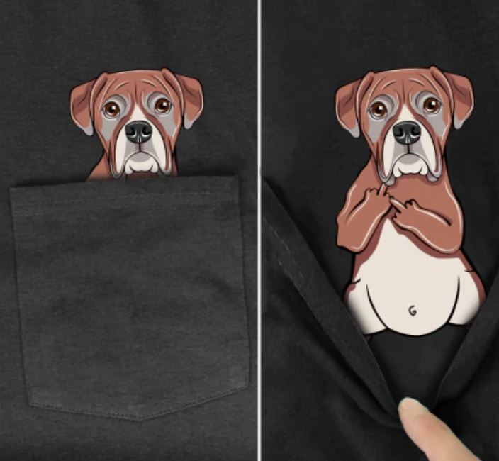 Ein FXXX Hundetaschen-T-Shirt